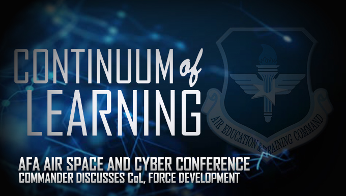 AETC commander discusses Continuum of Learning, Force Development at AFA