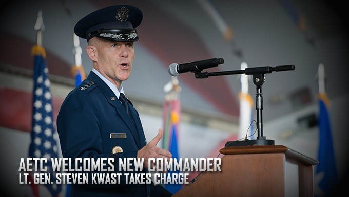AETC welcomes new commander