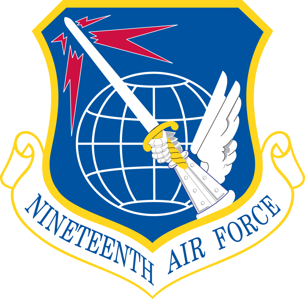 19th Air Force shield.