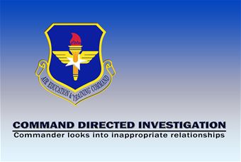 AETC commander looks into inappropriate relationships