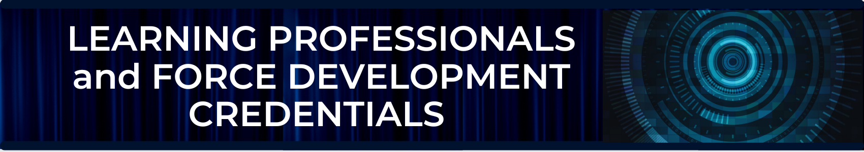 Learning Professionals and FD Digital Credentials Banner
